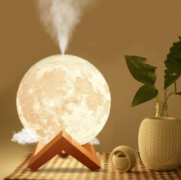 Lunar Humidifier Night Light - Create a Serene Atmosphere with Aromatherapy